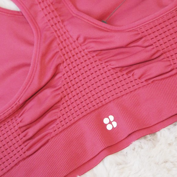 NEW Sweaty Betty Tayberry Pink Stamina Seamless Workout Sports Bra $40 Medium M - Picture 4 of 8